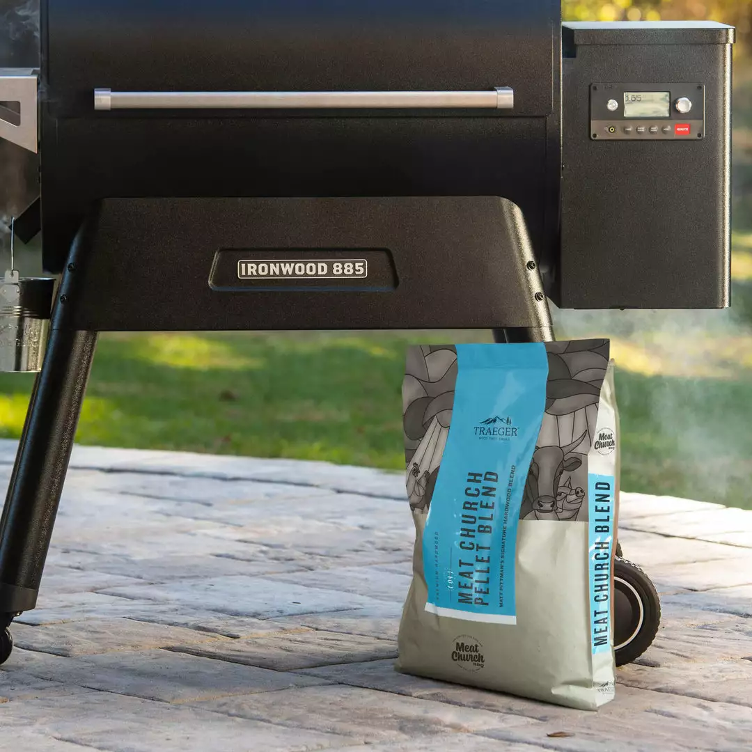 Traeger Meat Church Blend Wood Pellets 18lb (Limited Edition) BBQ Accessories 4 Traeger Meat Church Blend Wood Pellets 18lb (Limited Edition) BBQ Accessories