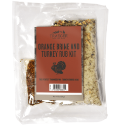 BBQ Accessories Traeger Turkey Blend Wood Pellets 18lb + Brine Kit (Limited Edition)