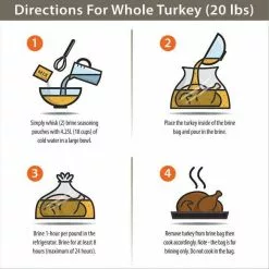 Food Supplies BBQ Accessories Turkey Brine Kit By Magic Creations