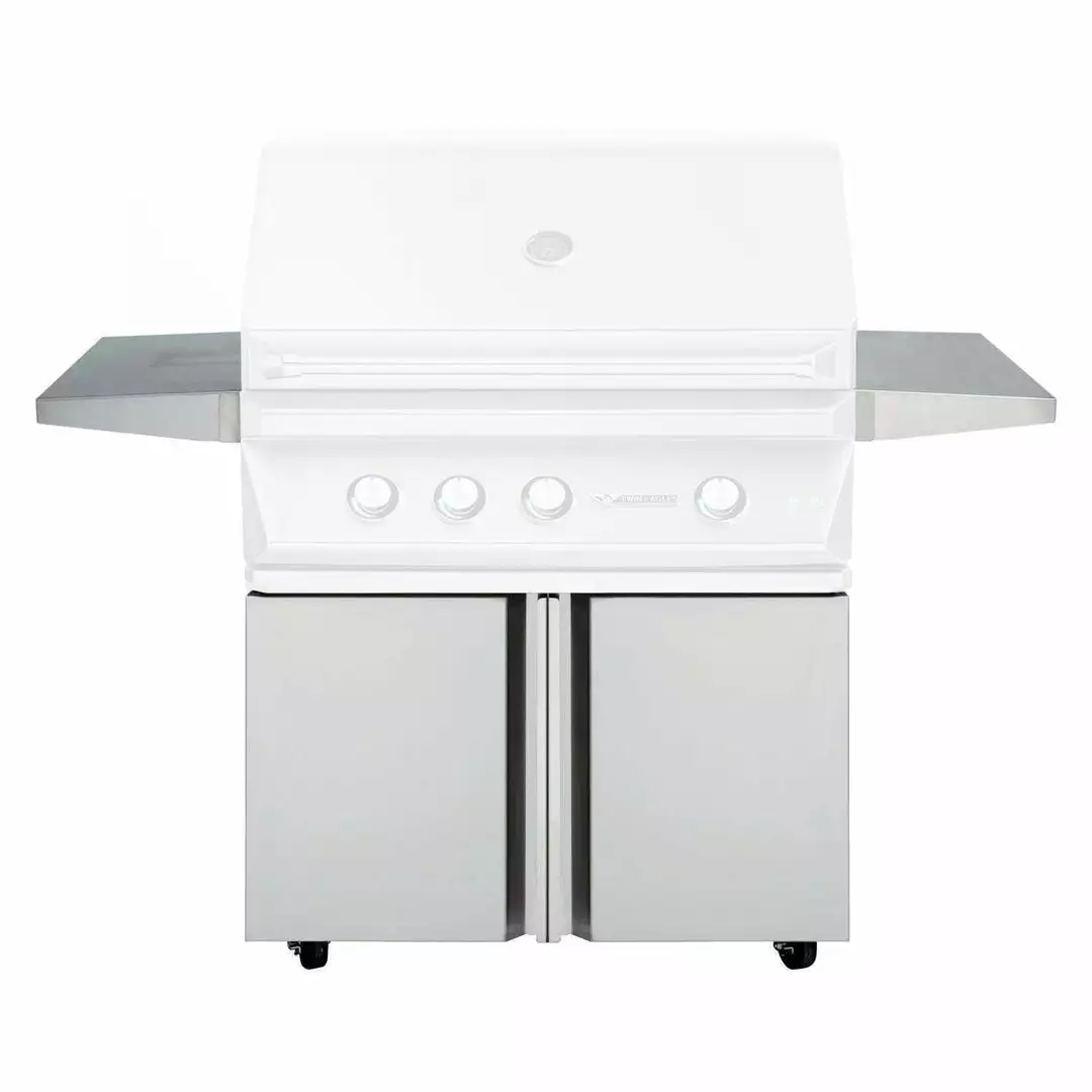 Bottom Bases Twin Eagles Freestanding Grill Base - Stainless Steel Double Door 1 Bottom Bases Twin Eagles Freestanding Grill Base - Stainless Steel Double Door