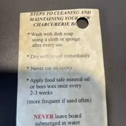 Urban Barrel Company Epoxy River Charcuterie Board (Black Walnut) BBQ Accessories