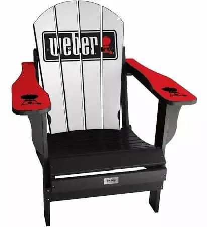 Weber Custom Adirondack Chair (Weber Logo) 1 Weber Custom Adirondack Chair (Weber Logo)