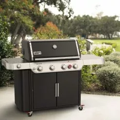 BBQs & Smokers Weber Genesis E-435 Gas Grill With Side Burner And Sear Zone
