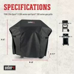BBQ Accessories Weber Premium Grill Cover Spirit II 200 & Spirit 200 Series