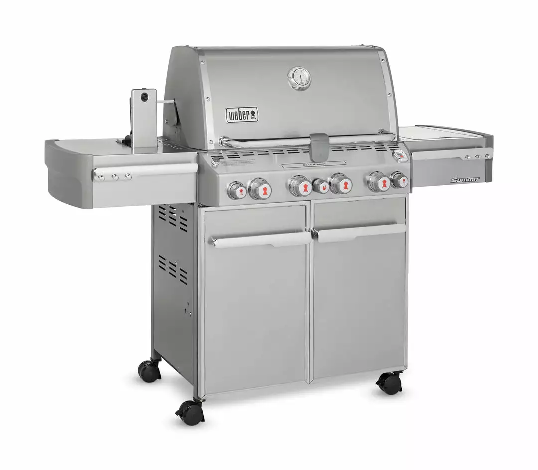 Weber Summit S-470 BBQ With Stainless Steel Cooking Grill Grates 2 Weber Summit S-470 BBQ With Stainless Steel Cooking Grill Grates