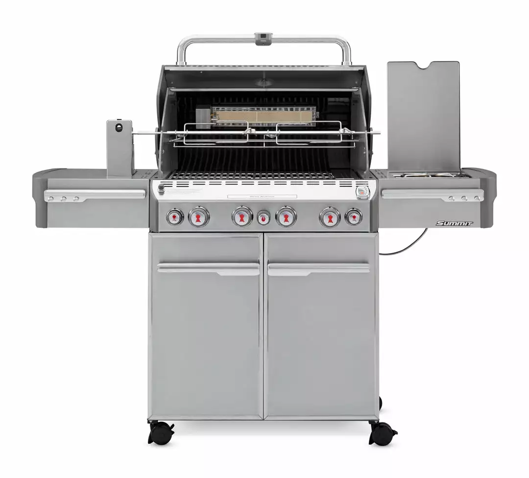 Weber Summit S-470 BBQ With Stainless Steel Cooking Grill Grates 4 Weber Summit S-470 BBQ With Stainless Steel Cooking Grill Grates
