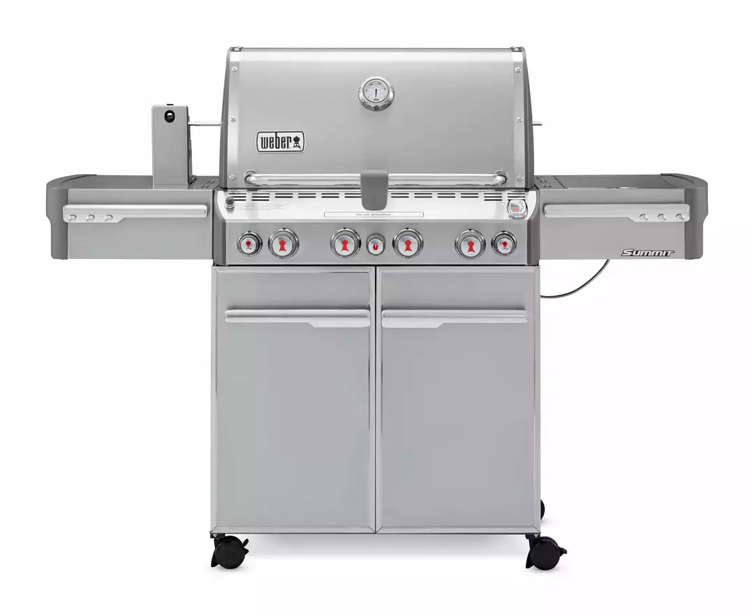 Weber Summit S-470 BBQ With Stainless Steel Cooking Grill Grates 1 Weber Summit S-470 BBQ With Stainless Steel Cooking Grill Grates