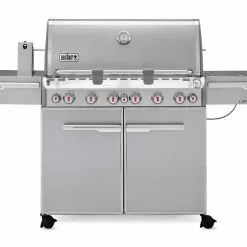 Weber Summit S-670 BBQ With Stainless Steel Cooking Grill Grates BBQs & Smokers