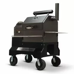 Yoder YS480s W/ Competition Cart (Black) - Pellet Smoker & Grill W/ WiFi
